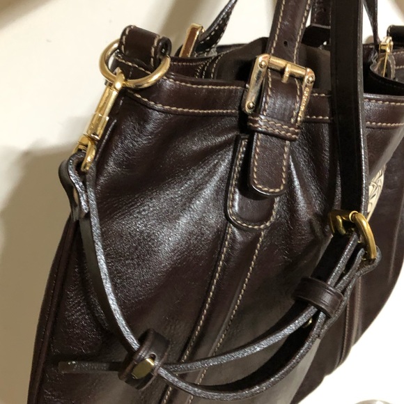 LARGE GUCCI HOBO CROSSBODY LEATHER BAG - Picture 6 of 16